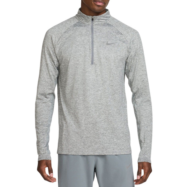 Nike Men's Dri-FIT Stride 1/2-Zip Midlayer Running Shirt, Medium - Smoke Grey