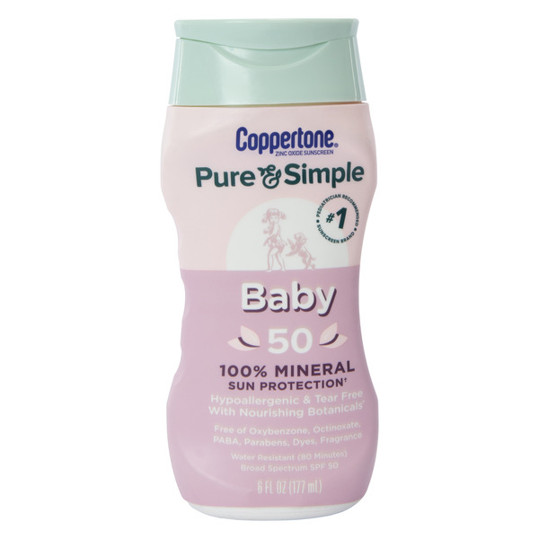 Coppertone Pure & Simple Baby SPF 50 Sunscreen