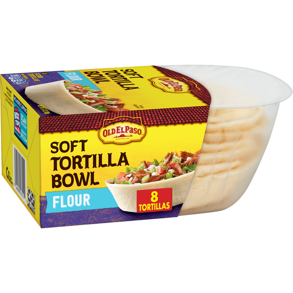 Old El Paso Soft Tortilla Bowls, Flour