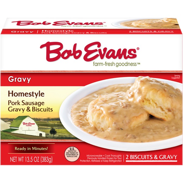Bob Evans Homestyle Pork Sausage Gravy & Biscuits (13.5 oz) from