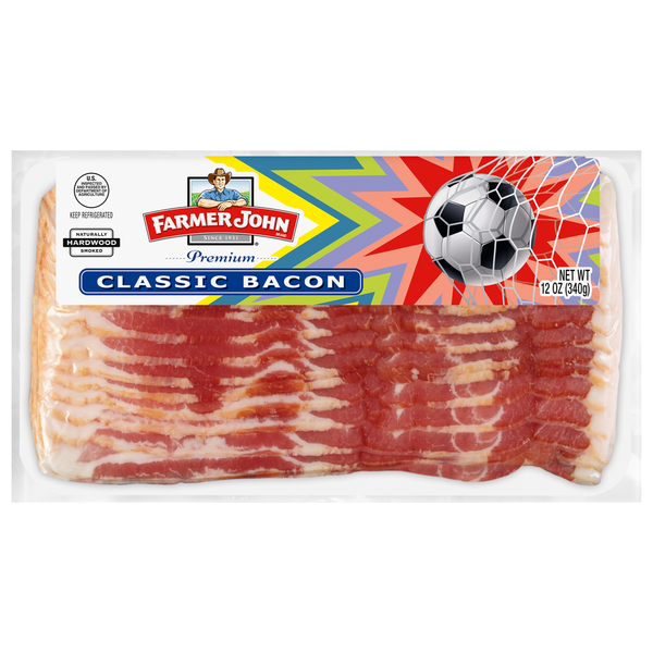 Farmer John Classic Premium Naturally Hardwood Smoked Bacon