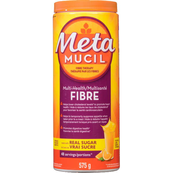 Metamucil Smooth Texture Fiber Supplement Powder, Orange Same-Day ...