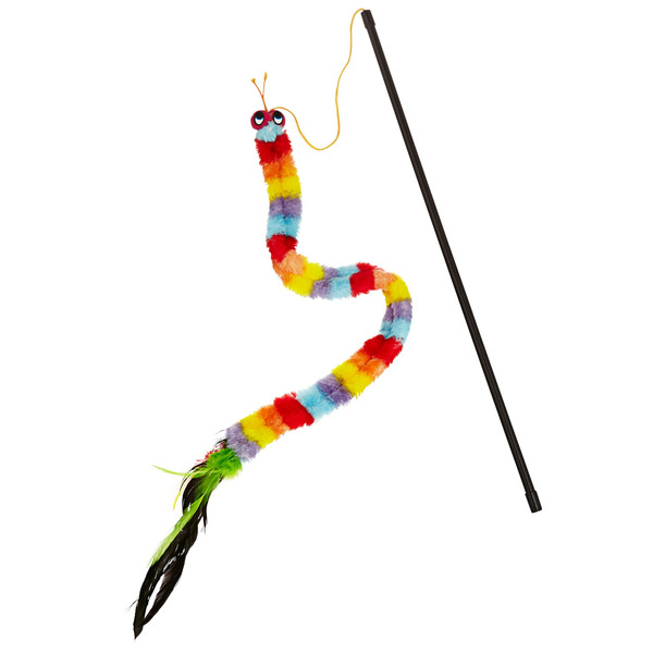 Leaps & Bounds Caterpillar Cat Teaser - 33" L