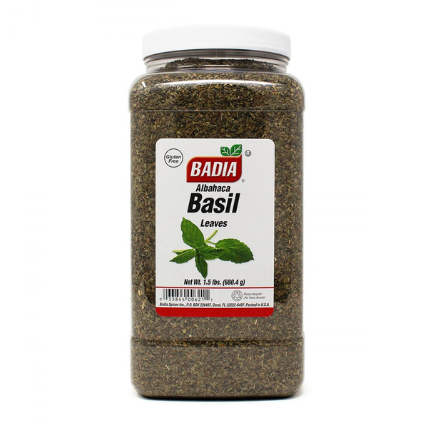 Badia Spices - Whole Basil Leaves - 24 oz