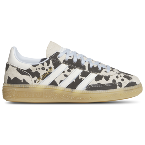 adidas Handball Spezial Boys' Grade School Shoes, Size 7 - Core Black/Crystal Sky/Off White