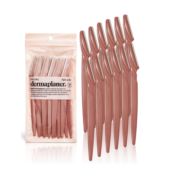 Kitsch Recycled Plastic Dermaplaner 12 Piece Set - Terracotta