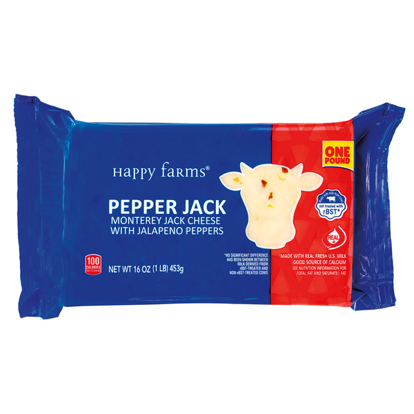 Happy Farms Pepper Jack Cheese Block