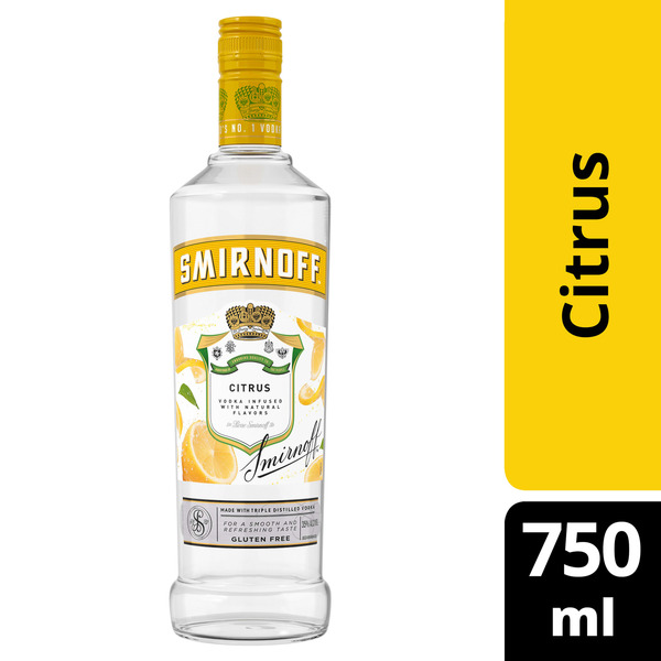 Smirnoff Citrus Vodka Same-Day Delivery | Binny's Beverage Depot