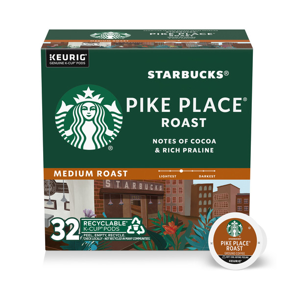 Starbucks Pike Place Medium Roast K-Cup Coffee