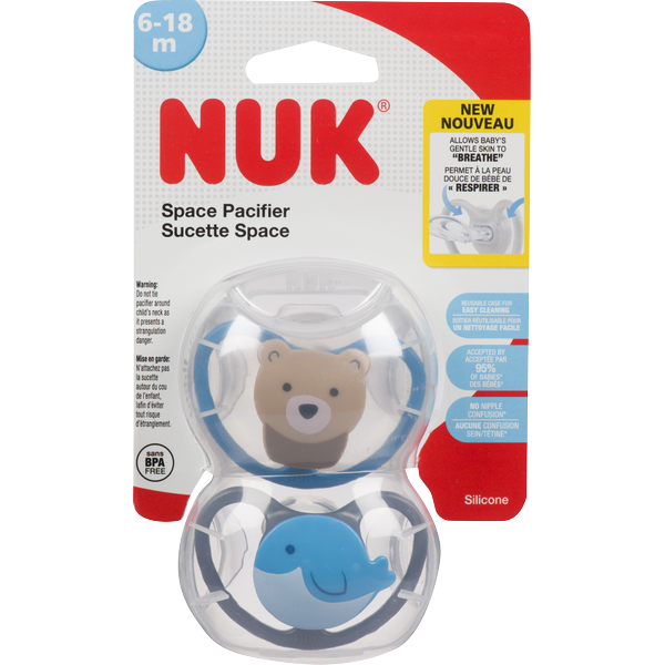 NUK Size Two Space Pacifier Same-Day Delivery | Rexall