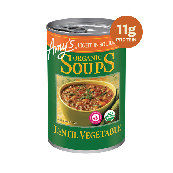 Amy's Kitchen Light in Sodium Lentil Vegetable Soup