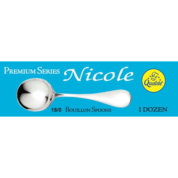 Qualite - Nicole Bouillon Spoon - Dozen