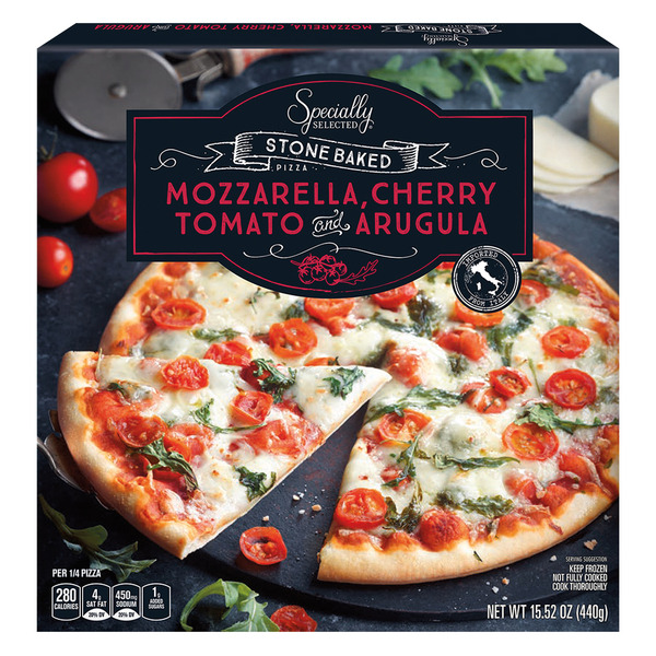 Specially Selected Stone Baked Pizza Mozzarellacherry Tomato And
