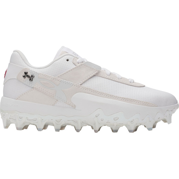 Under Armour Men's Harper 10 Pro TPU Baseball Cleats, Size 7.5, Medium/D Width - White/Stone