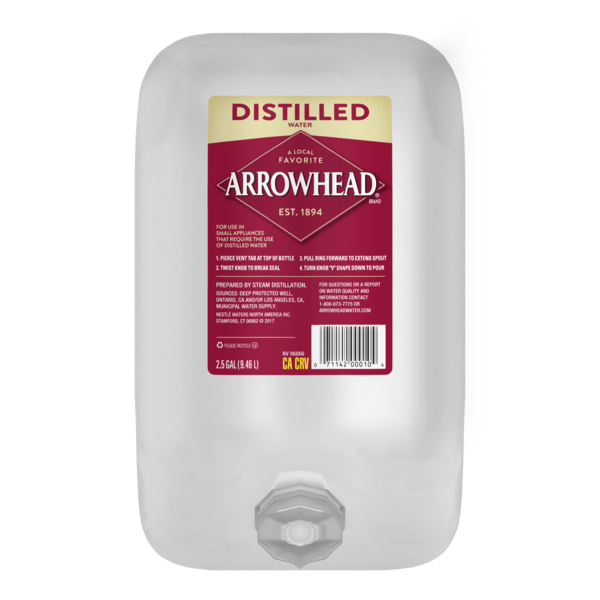 Arrowhead Water Distilled 2 5 Gal From Sprouts Farmers Market