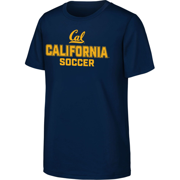 Gen2 Youth Cal Golden Bears Soccer T-Shirt, M - Navy