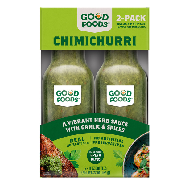 Good Foods Chimichurri, 11 oz, 2-count