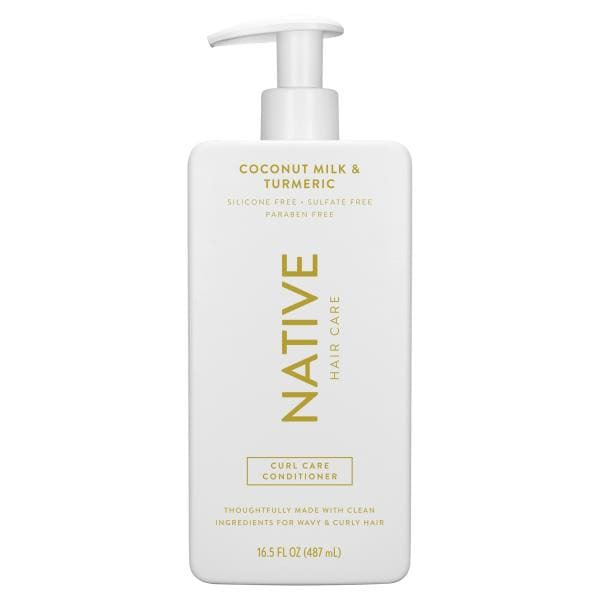 Native Curl Care Conditioner, Coconut Milk & Turmeric, Sulfate Free ...
