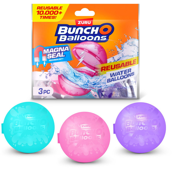 ZURU BUNCH O BALLOONS Reusable Water Balloons 3 Pack