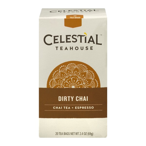 CelestialTeahouse Teahouse Chai Tea + Espresso Dirty Chai 20 CT (20