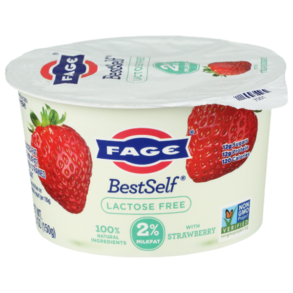 Fage BestSelf Lactose Free Greek Yogurt With Strawberry