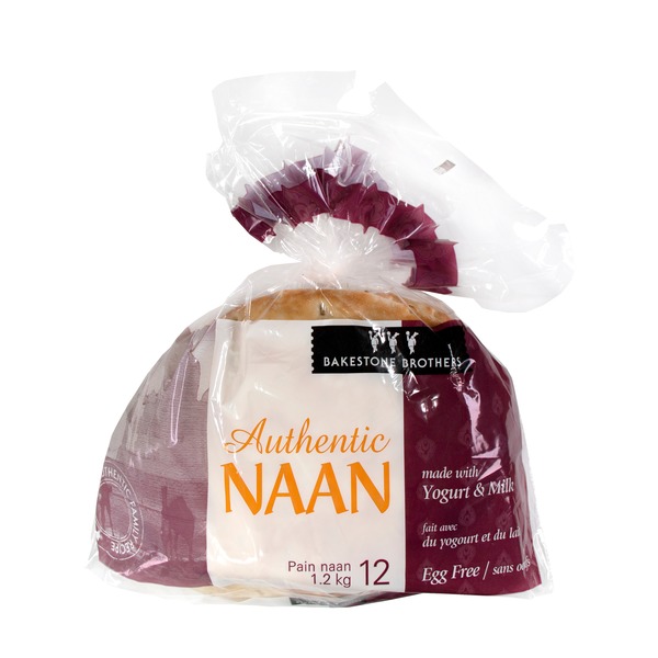 Bakestone Brothers Naan, 12 x 100 g