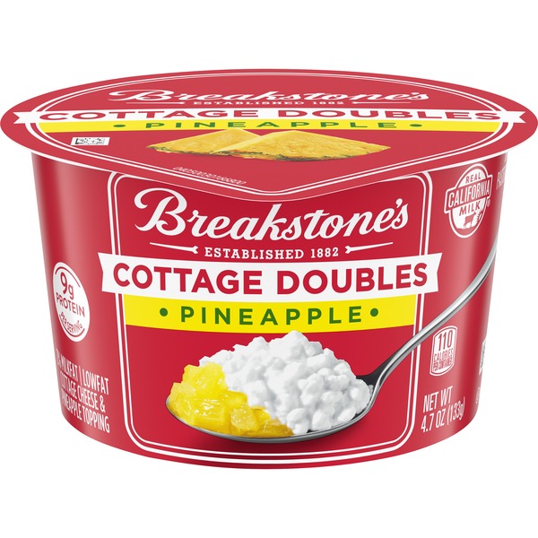 Breakstone S Cottage Doubles Cottage Cheese Pineapple Topping