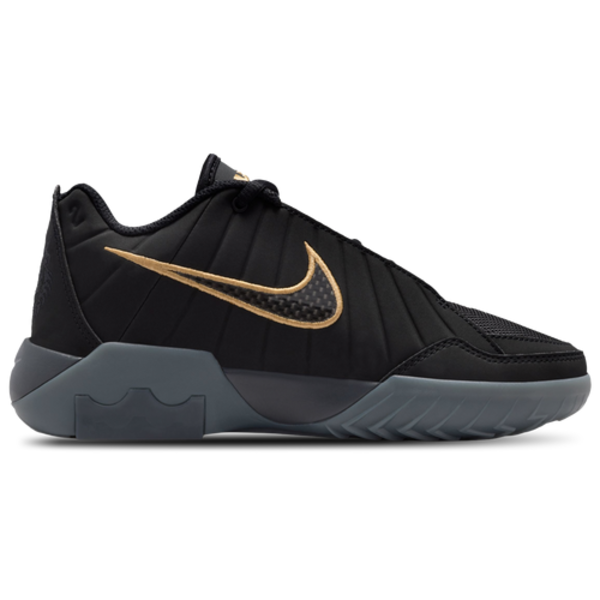 Nike Boys' Lebron Witness IX Grade School Shoe, Size 4 - Black/Iron Grey/Dark Smoke Grey