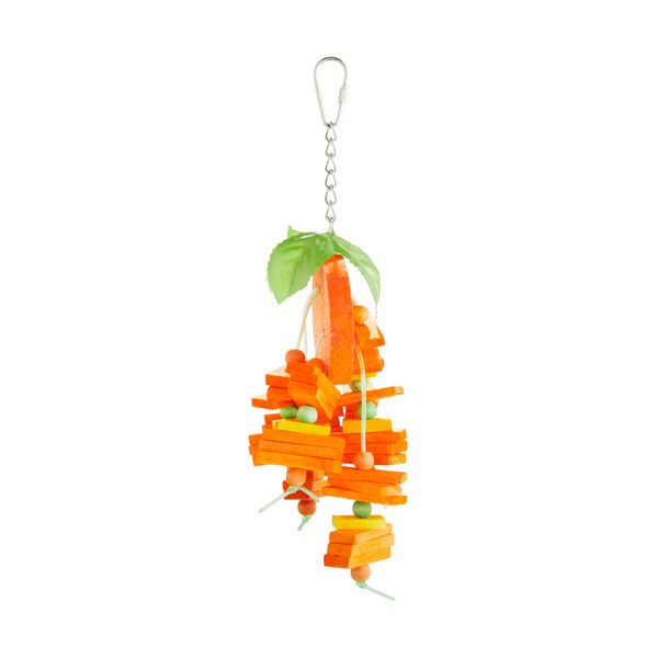 You & Me Orange You Glad Toy for Birds