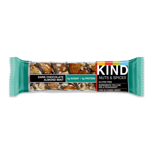KIND - Dark Chocolate Almond Mint Bars - 12/1.76 oz