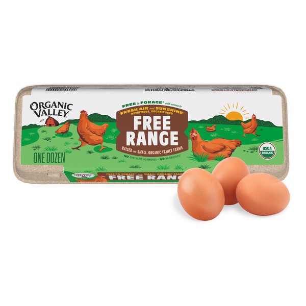 Organic Valley® Large Brown Free Range Organic Eggs