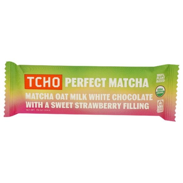 Tcho Organic Matcha Oat Milk White Choclate Bar With A Sweet