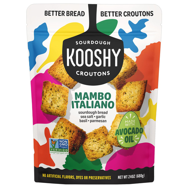 Kooshy Sourdough Mambo Italiano Croutons, 24 oz