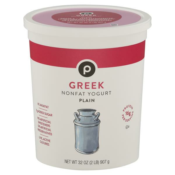 Publix Publix Yogurt, Nonfat, Greek, Plain SameDay Delivery or Pickup