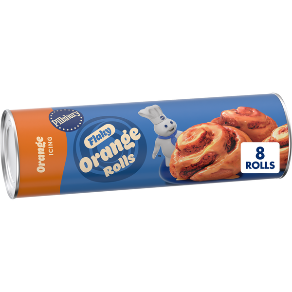 Pillsbury Orange Cinnabon Cinnamon Rolls with Orange Icing