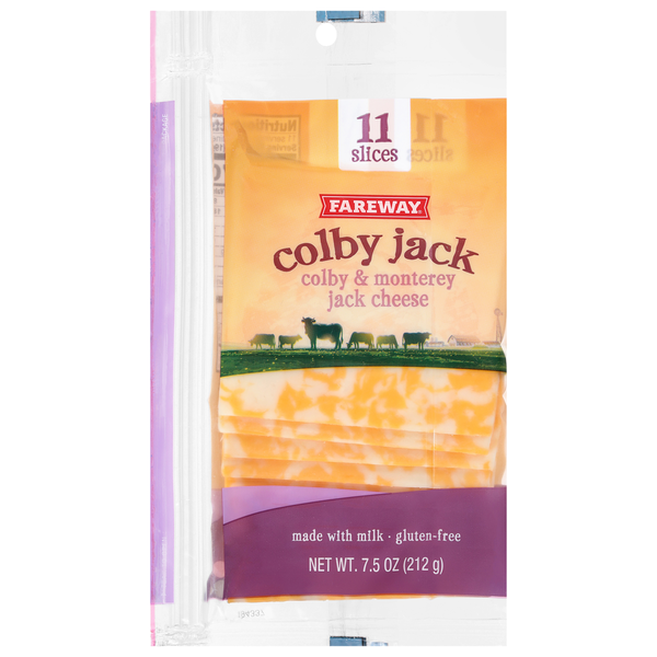 Fareway Colby Jack Cheese Slices