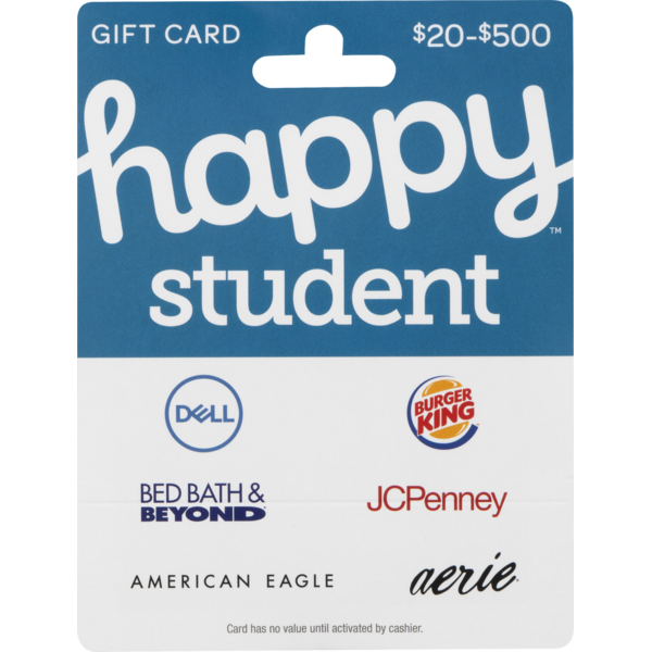 Happy Student Happy Eats Gift Card 20 500 Card 1 Ct From