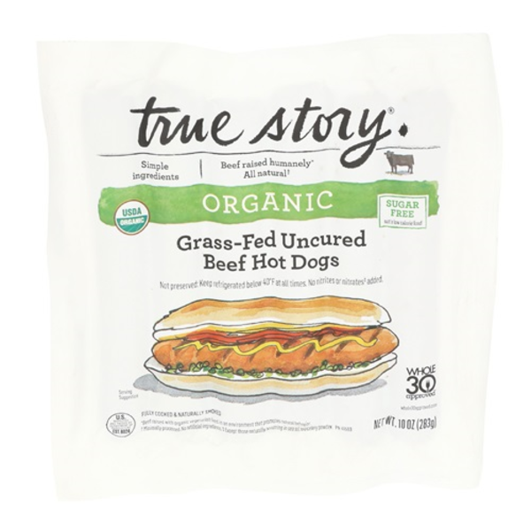 True Story Organic Uncured Beef Hot Dogs
