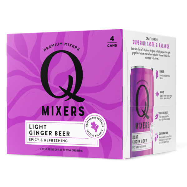 Kroger Q Mixers Light Ginger Beer, Premium Cocktail Mixer SameDay Delivery or Pickup Instacart