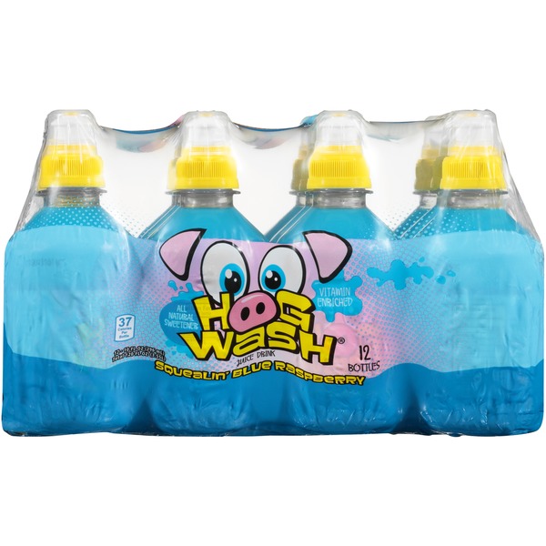 Hog Wash Squealin' Blue Raspberry Juice Drink (10 fl oz) Instacart