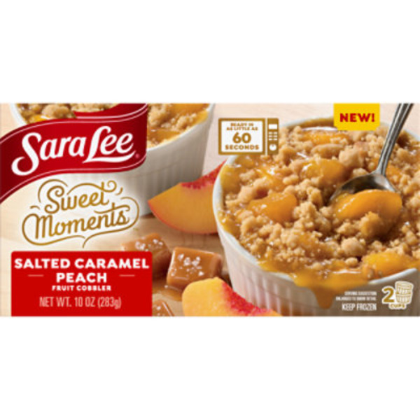 Sara Lee Salted Caramel Peach Fruit Cobbler