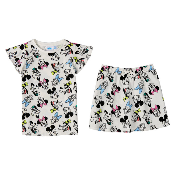 Disney Girls Minnie AOP Short or Skort Set, M Same-Day Delivery or