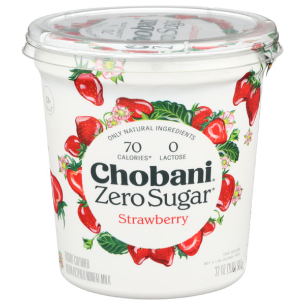 Sprouts Farmers Market Chobani Yogurt, Greek, Nonfat, Zero Sugar