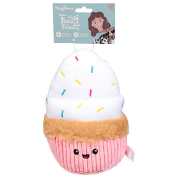 HugSmart Toy, Dog Plush, Cupcake