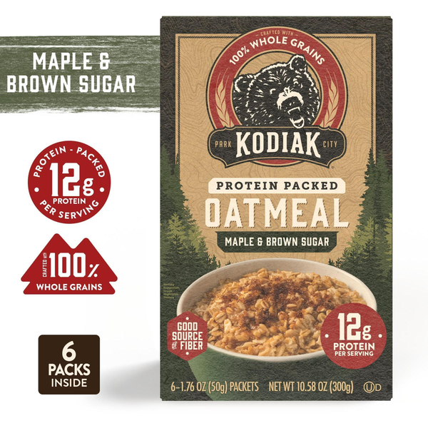 Kodiak Maple Brown Sugar Oatmeal Packet