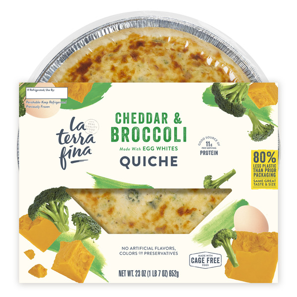 La Terra Fina Cheddar & Broccoli Quiche Same-Day Delivery or