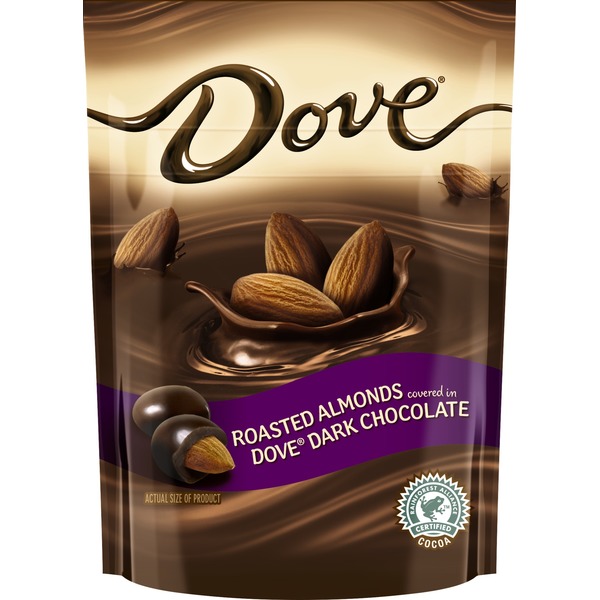 Dove Dark Chocolate With Almonds (4 oz) Instacart