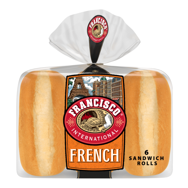Francisco 6 ct, French, Sandwich Rolls, Sandwich Rolls, 18.5 oz