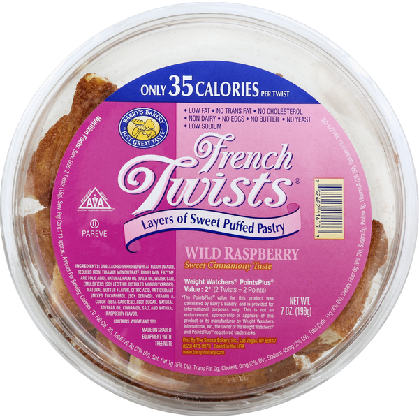 Barry's Bakery French Twists, Wild Raspberry Same-Day Delivery or