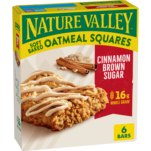 Nature Valley Cinnamon Brown Sugar Soft-Baked Oatmeal Squares